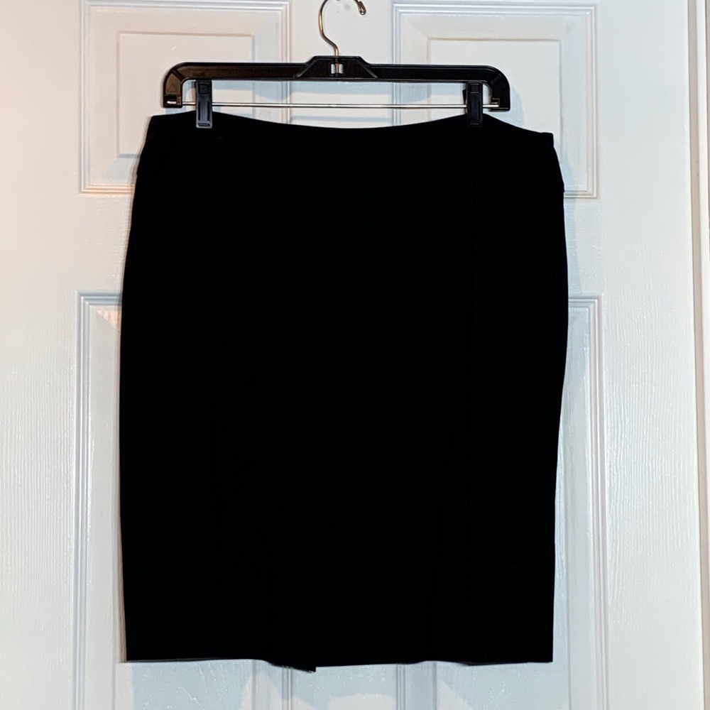 EUC Lisette Black Stretch Dress Skirt Size‎ 14